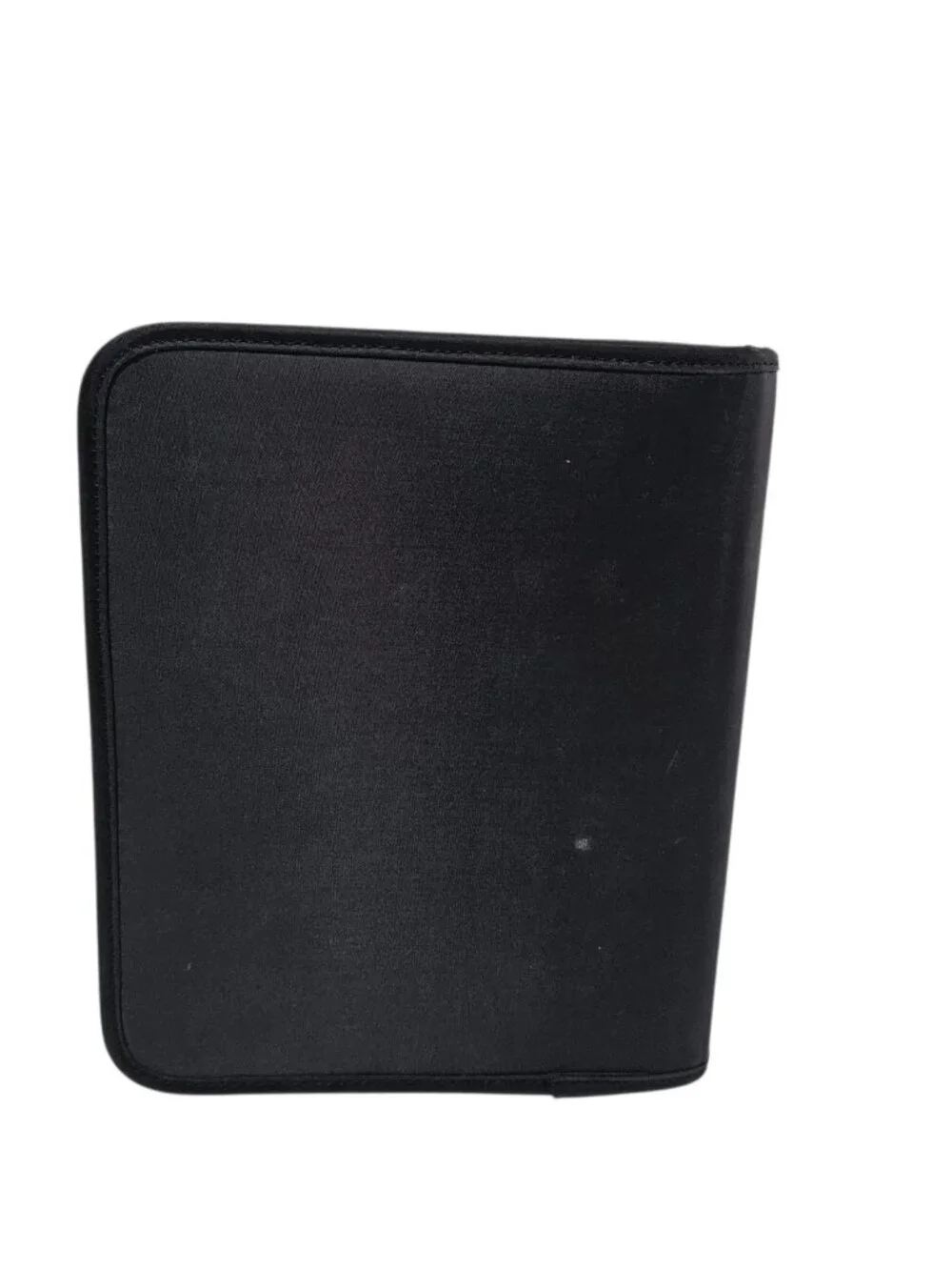 Quickutz Empty Storage Binder Organizer Case Black Zip 3-Ring Mesh Pocket